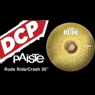 Paiste Rude Ride Crash Cymbal 20" image 2