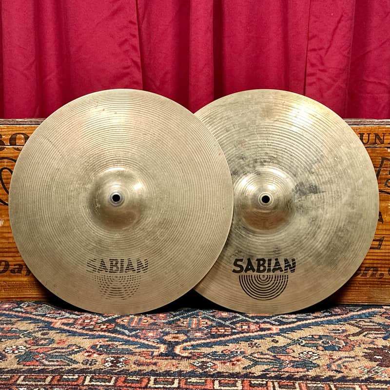15" Sabian AA Medium Hi-Hat Cymbal Pair 1220g/1460g *Video* image 1