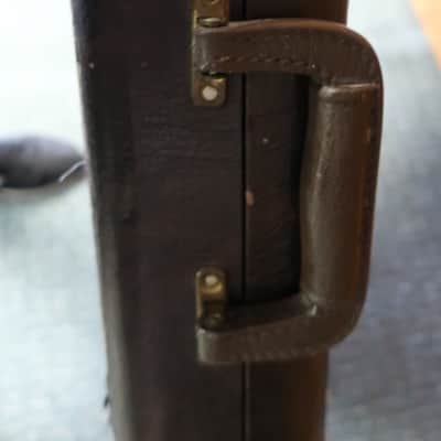 Vintage Guild Pilot Bass OHSC Hardshell Case Guild Thunderbird Jet Star Bass JS-II M-85 Bown Tolex image 4