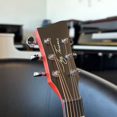 Jay Turser JTA52 1/2 Acoustic Guitar Dreadnought - Blackwood Fingerboard, Red Sun image 4