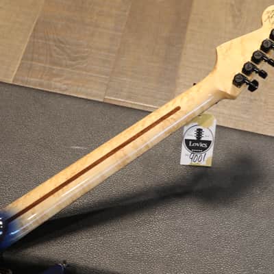 2003 Fender Custom Shop Showmaster Neck Thru Electric Guitar Birdseye Blue Quilt + OHSC image 17
