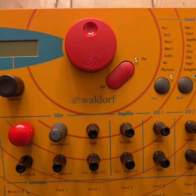Waldorf Microwave XT Rackmount Wavetable Synthesizer 1998 - Orange image 6