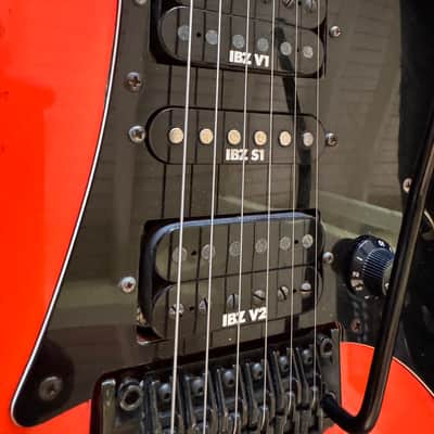 FINAL Day on Reverb - Just letting everyone know. JB --- Steve Vai Owned, Played, Signed, 1987 Ibanez RG550 Prototype Road Flare Red – Artwork on guitar. I brought this guitar to the Namm show many years ago. image 9