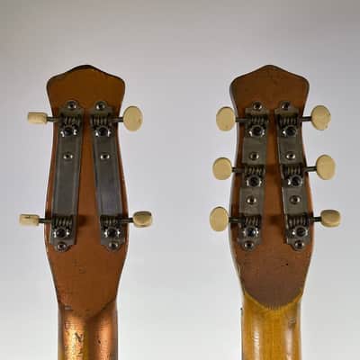 1959 (First Year) Danelectro Vintage 3923 Semi-Hollowbody Guitar / Bass Doubleneck w/ Case image 22