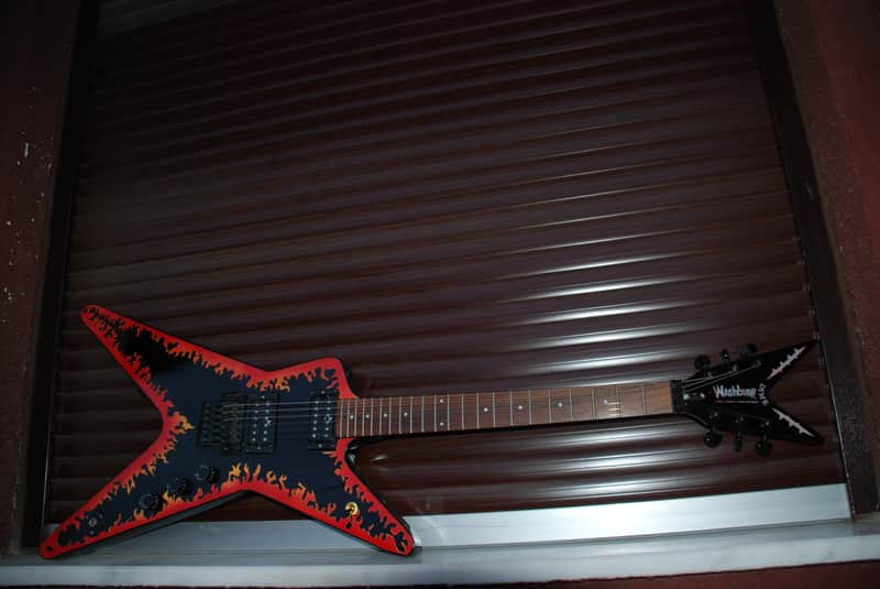 Washburn Dime 2000s 333 Black Jack Replica Of Inferno Dime D3