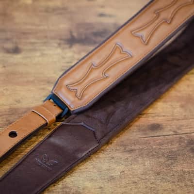 Taylor Vegan Leather Guitar Strap - Tan 2.75" (4202-27) image 11