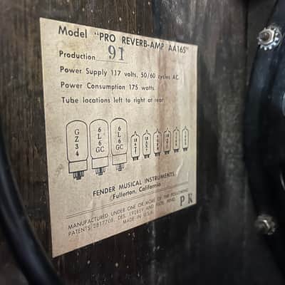 1966 Fender Blackface Pro Reverb Combo Amp image 20