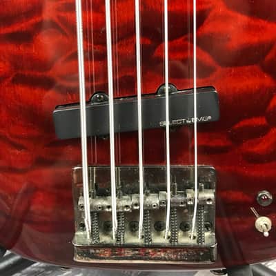 Hohner B Bass 5 Q Trans Red image 3