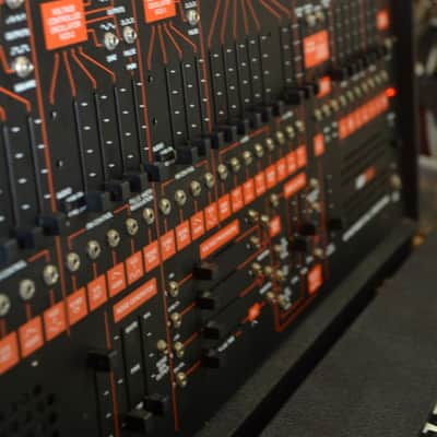 ARP 2600 with 3620 Keyboard.  Orange/Black image 3