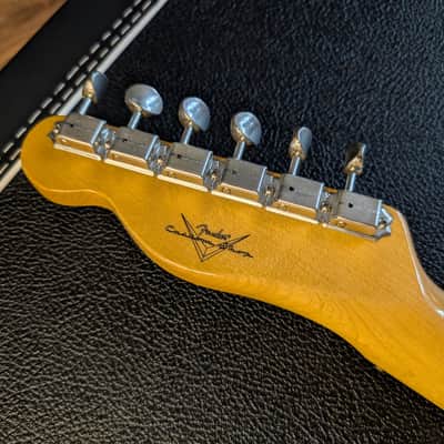 Fender Custom Shop ’63 Esquire Custom Deluxe Closet Classic Aged Relic W/OHSC Candy COA Build Sheet MINT image 13