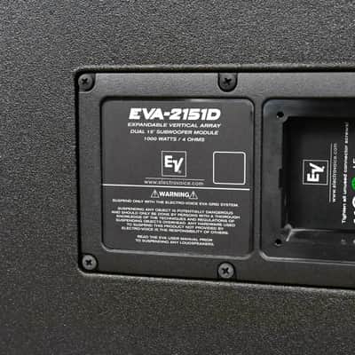 Electro-Voice (EV) EVA-2151D Dual 15" Passive Line Array Subwoofer CG01YA7 *ASK FOR SHIPPING* image 7