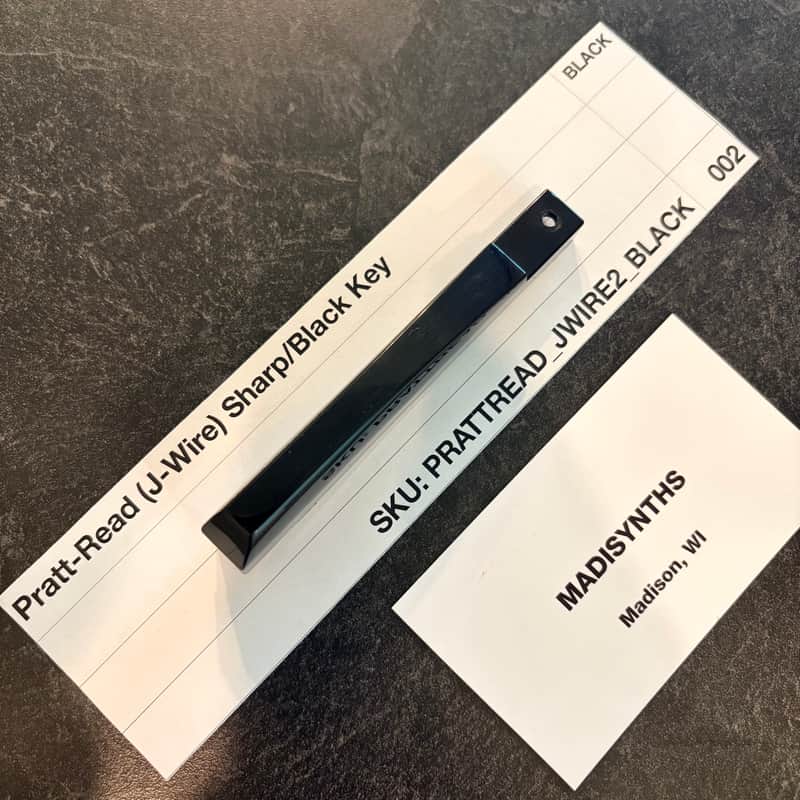 ORIGINAL Pratt Read Replacement SHARP/BLACK Key (J-Wire Keybeds) for ARP 2500/2600, Moog Minimoog, Oberheim OBX/OBXa/OB8, Sequential Prophet-5/10, PPG Wave 2.2 and more image 1