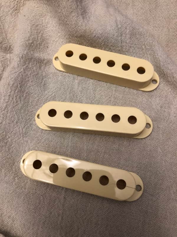 Fender Stratocaster Pickup Covers Cream image 1