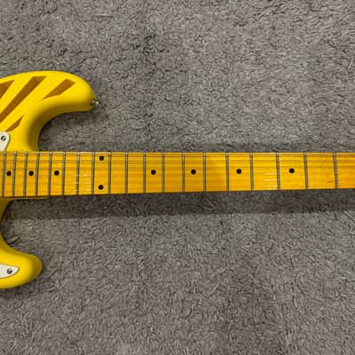 Custom Little wing - Yellow  Exclusive 3D printed guitar Custom shop made in Ukraine Electric guitar Strat Superstrat stratocaster Excellent Condition image 3
