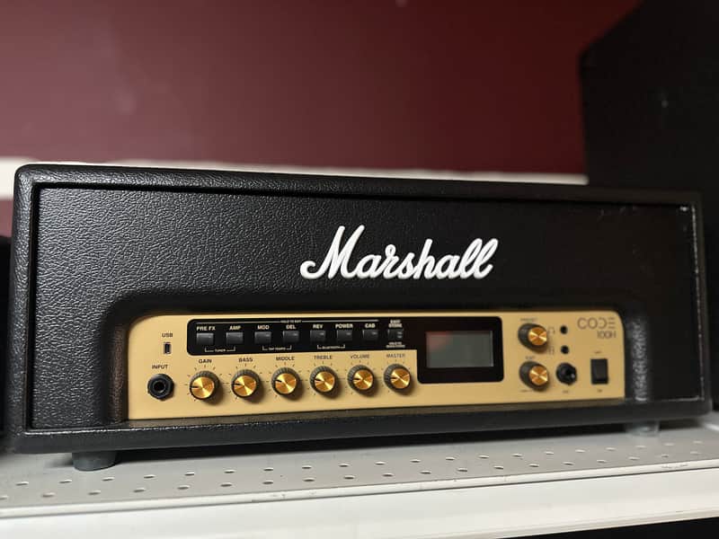 Marshall Code CODE100H 100-Watt Digital Modeling Guitar Amp Head