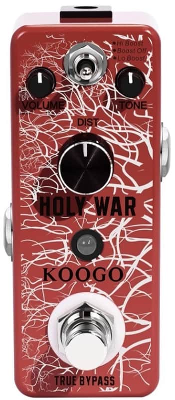 Holy war Heavy Distortion Guitar Effects Pedal - True Bypass & LED Indicator NEW image 1