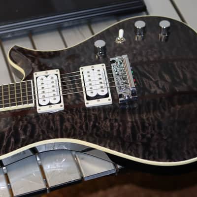 B.C. Rich USA Custom Eagle Archtop Supreme - Trans Black image 13