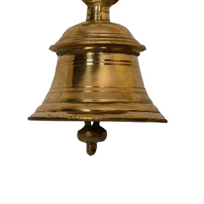 Handmade Bells Brass Hanging Ghanta, , charch, Brass Tample Ghanta, Ghanti Bell for Your Temple image 8