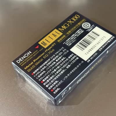 DENON MG-X 100 Rare Vintage Cassette tape Mmetal Position TYPEⅣ