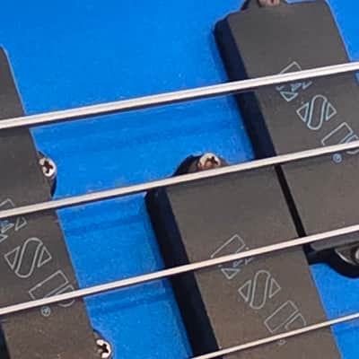 ESP Custom Shop Horizon Bass "The Smurf" Precision Jazz PJ Bass Guitar image 8