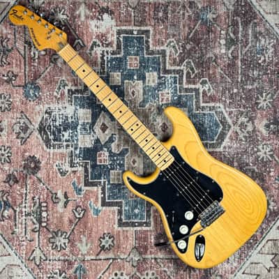 1976 Fender Stratocaster Vintage Left Handed Natural Electric Guitar W/ Hardshell Case! image 3