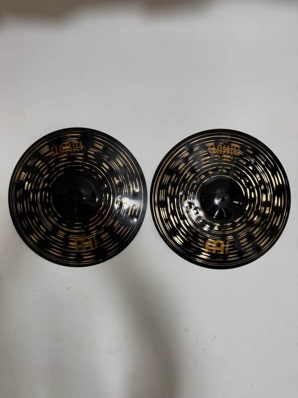 Meinl 14" Classics Custom Dark Hi-Hat (Pair) 2014 - Present - Dark image 1