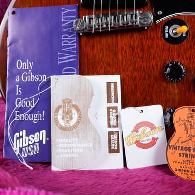 Gibson Custom Shop Les Paul Special Double Cutaway 1996 Cherry 1960 Reissue w/ OHSC, Tags image 2