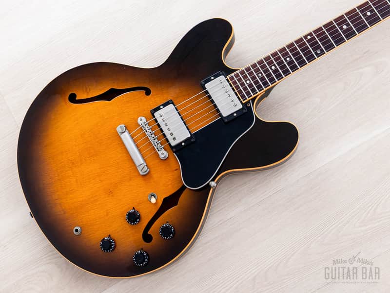 1991 Gibson ES-335 Dot Figured Vintage Sunburst w/ 57 Classic PAFs, Case & Hangtags, Yamano image 1