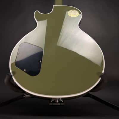 Gibson Custom Limited Edition Greatest Hits Volume II Les Paul Custom F-Hole B7 Bigsby - Two-Tone Green Gloss image 8