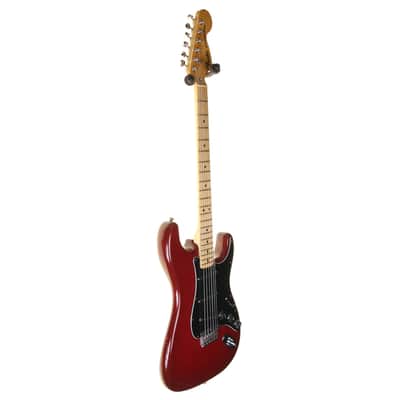 Fender 1979 Hard Tail Stratocaster Electric Guitar, Maple, Transparent Wine Red with Hard Case image 4