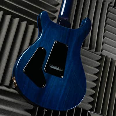 PRS S2 Custom 24 with Pattern Thin Neck Profile 2024 - Faded Gray Black Blue Burst image 9