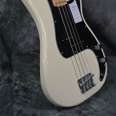 Fender Standard Precision Bass 4-String Olympic White w/ FREE Same Day Shipping image 7