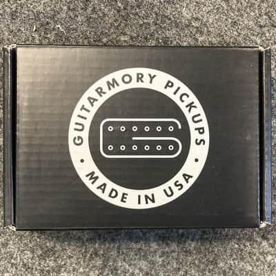 Mint Guitarmory Foxbat 6-String Humbucker Guitar Pickup Set, Black w/ Black Screws image 3