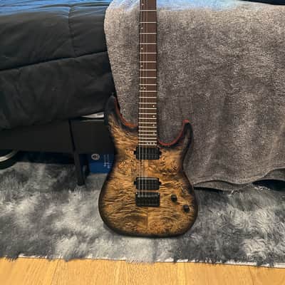 Schecter CR-6 2019 - 2021 - Charcoal Burst image 1