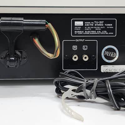 Sansui TU-317 Radio AM/FM Stereo Tuner 1978-1980 - Black image 5