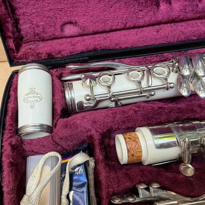 Buffet Crampon Paris klarinet clarinet B12 from the 90's White / Ivory Ultra Rare image 5