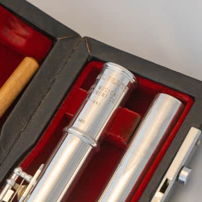 Pearl PF-661 Intermediate Flute *Solid Silver Headjoint *Open hole *Made in Japan *Overhauled New Pads image 4