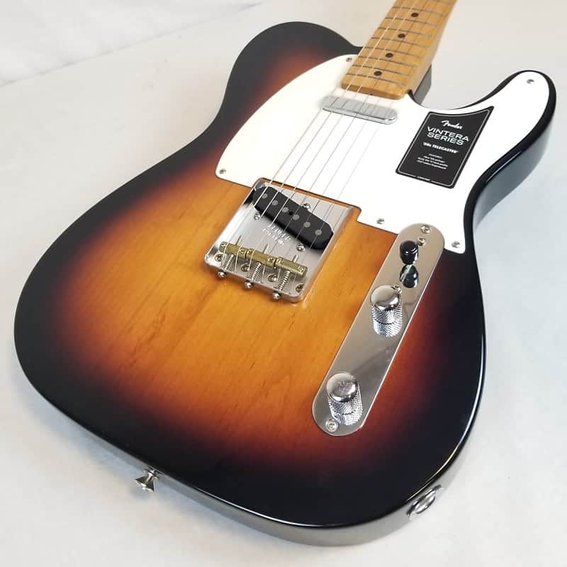 Fender Vintera '50s Telecaster, Maple Fingerboard, 2-color Sunburst, w/Gig Bag image 1
