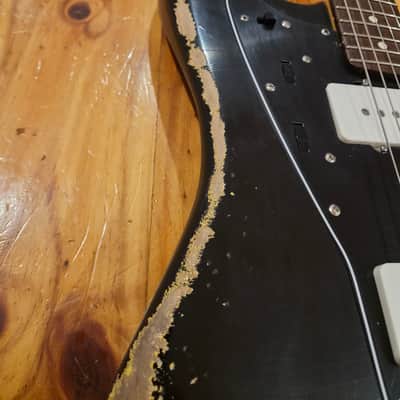 MJT Jazzmaster build 2026 - Aged black over sunburst image 4