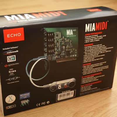 Echo MiaMIDI Mia Midi Digital Audio Interface 24.96 Sound Card PCI image 2