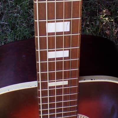 Sears and Roebuck  Parlor size Acoustic Guitar 1960s image 4