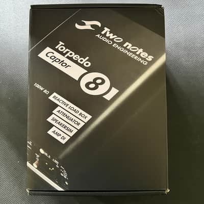 Two Notes Torpedo Captor Loadbox Attenuator DI 8-ohm - Black Recent 2024 - Black image 5