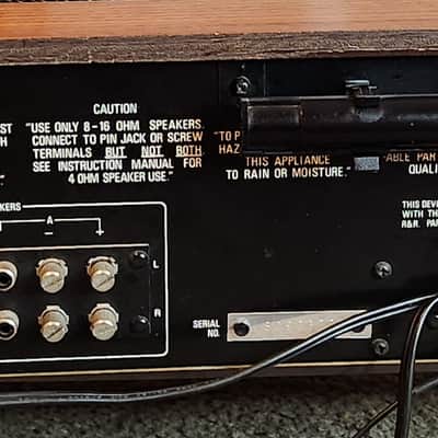 Realistic Realistic STA-85 is a vintage AM/FM stereo receiver 1978 - Walnut wood veneer image 10