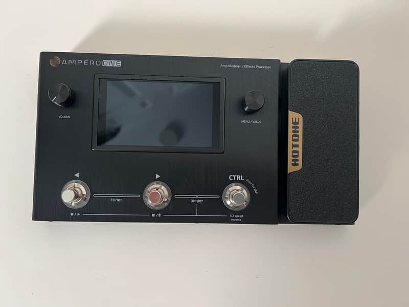 Hotone Ampero One MP80 Amp Modeling Effects Processor with 9volt Power Supply image 1