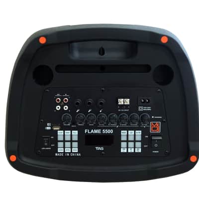 2 MR DJ FLAME5500LED Bluetooth PA Party Speakers Liquid Crystal LED 2 x 12" TWS FM USB image 13