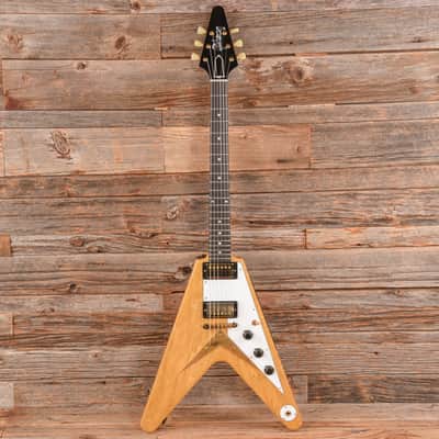 Gibson Custom '58 Korina Flying V Natural 2023 image 4