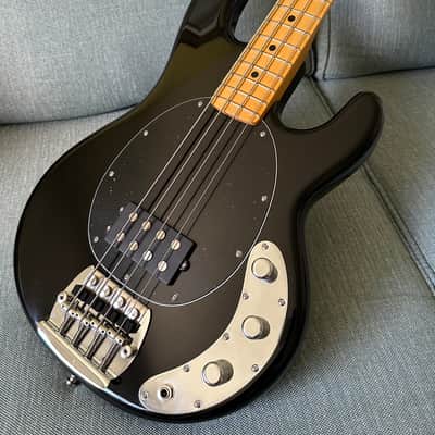 2023 Ernie Ball Music Man Retro 70’s Stingray Black -  8.5 pounds! image 1