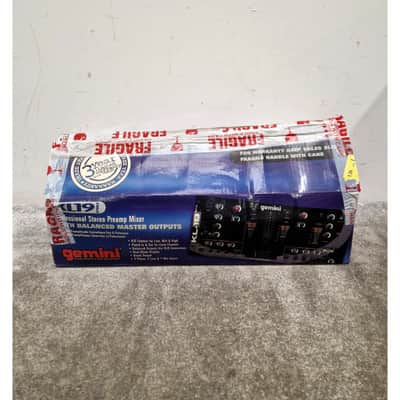 Gemini KL-19 Pro - DJ Mixer - Black DJ Mixer - 4-Channel - Good w/ Original Box image 12