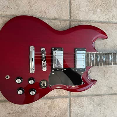 NEW IN BOX Firefly SG Angus Young AC DC Signature SG Custom Tribute Lightning Inlays FFLGS image 3