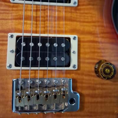 PRS SE Custom 24 Semi-Hollow Piezo 2025 - Present - Vintage Sunburst image 4